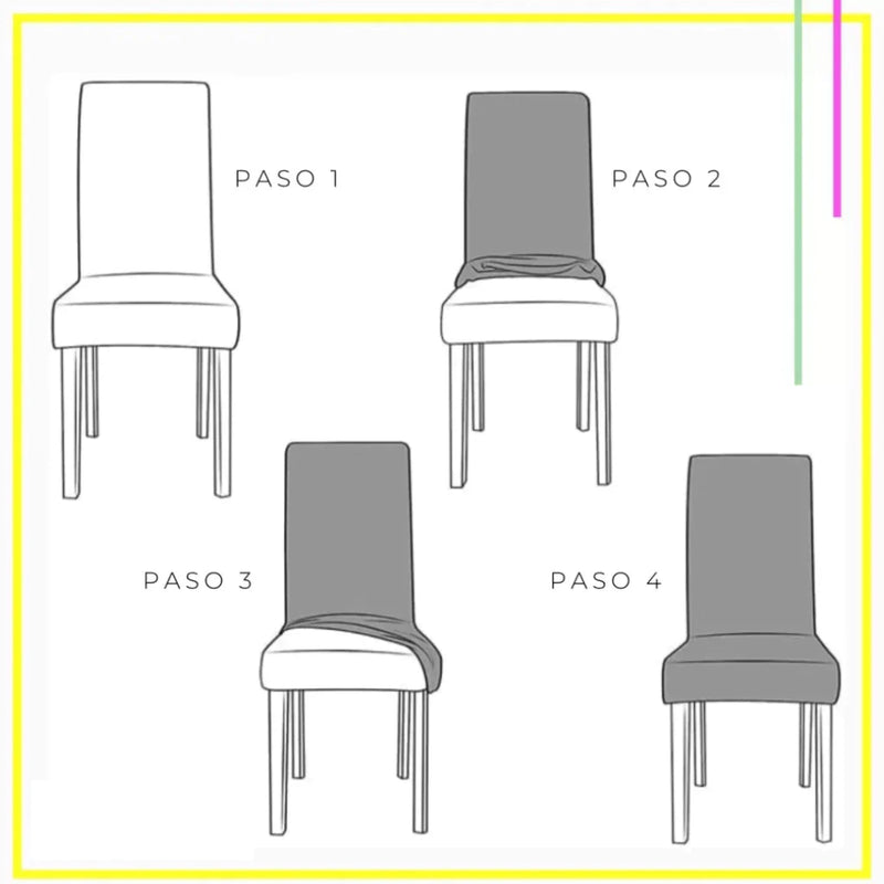 4X2 Funda Protectora De Sillas - Mantén tus sillas como nuevas