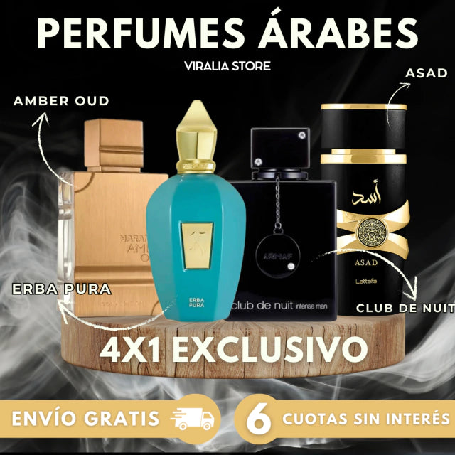 Perfumes Árabes 4x1 | PROMOCIÓN EXCLUSIVA